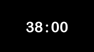 38 MINUTE TIMER • 38 MINUTE COUNTDOWN TIMER + Alarm, Full HD, 1080