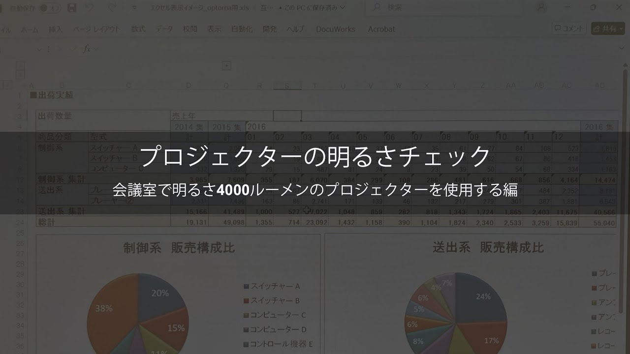 4000ルーメンのプロジェクターの明るさはどの程度？会議室で使用できる