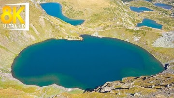 8k UHD BULGARIA IS UNDERRATED! Rila Monastery & 7 Rila Lakes 🇧🇬 Relaxing Drone Video