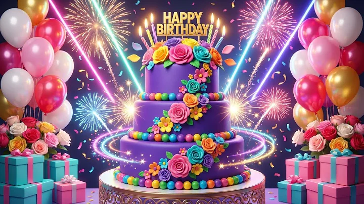 Happy Birthday Song 🎂  A Bright & Beautiful Celebration for You ! Happy birthday to You