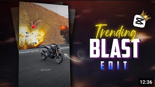 ROCKET EXPLOSION EFFECT TRENDING BIKE REELS TUTORIAL - CAPCUT 🔥