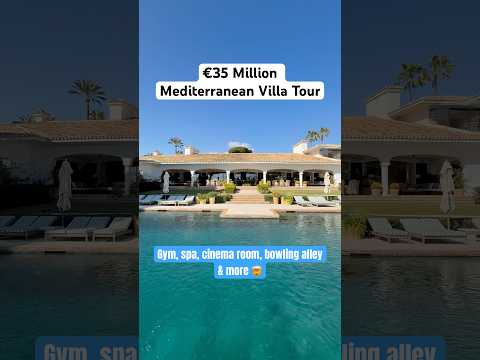 €35 Million Villa Tour - Gym, Spa, Bowling Alley & More 🤩