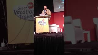 Soldwish TV Ken asking Josh Gates a question