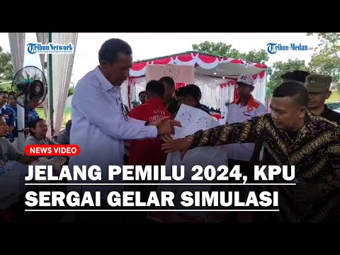 Sebulan Jelang Pemilu 2024, KPU Sergai Gelar Simulasi Perhitungan Surat Suara