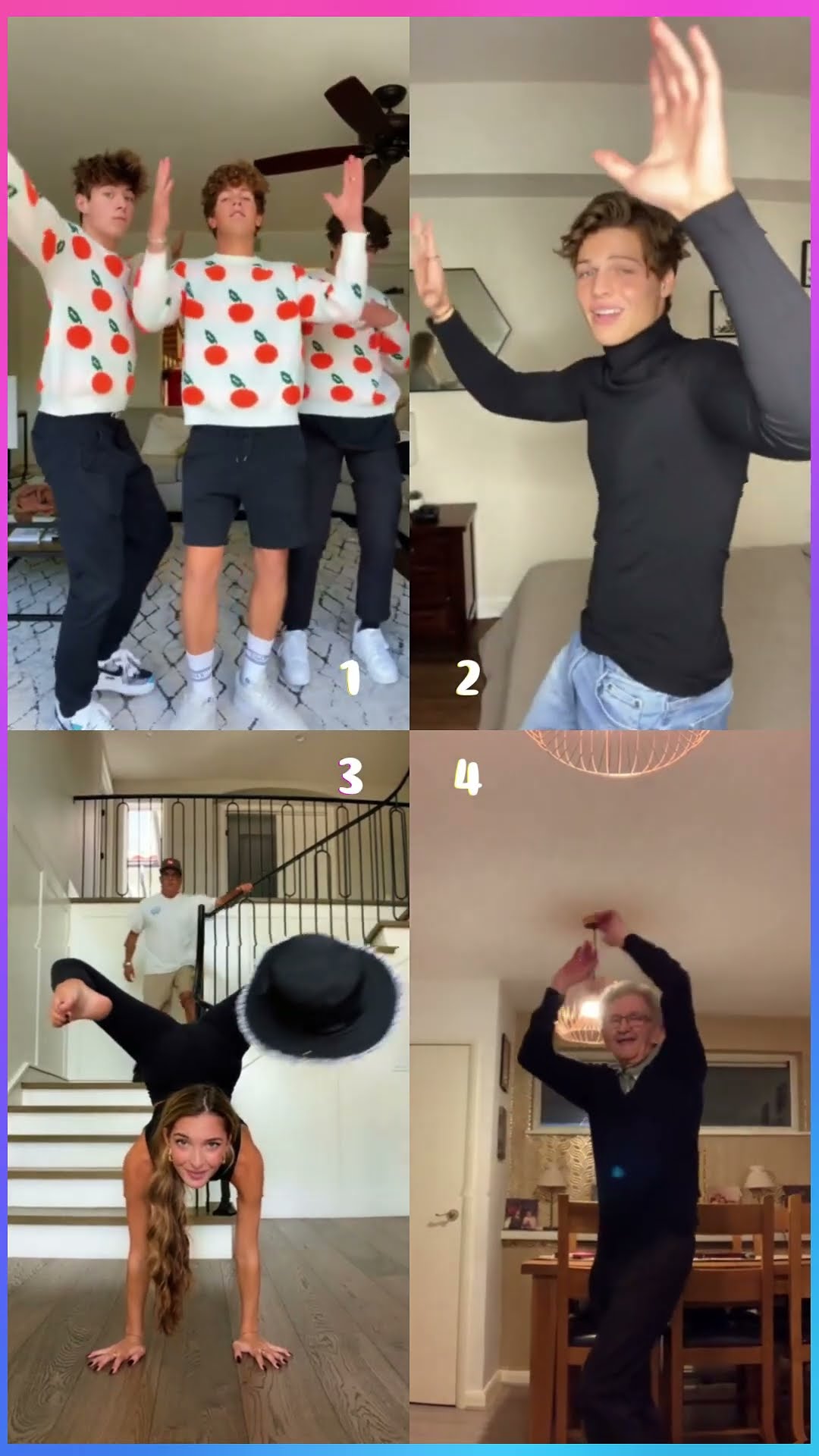 TRAVEL THE WORLD ?? Lexi Rivera x Brooke x Sam Dezz x Grandad #shorts #tiktok #viral #dance #cute