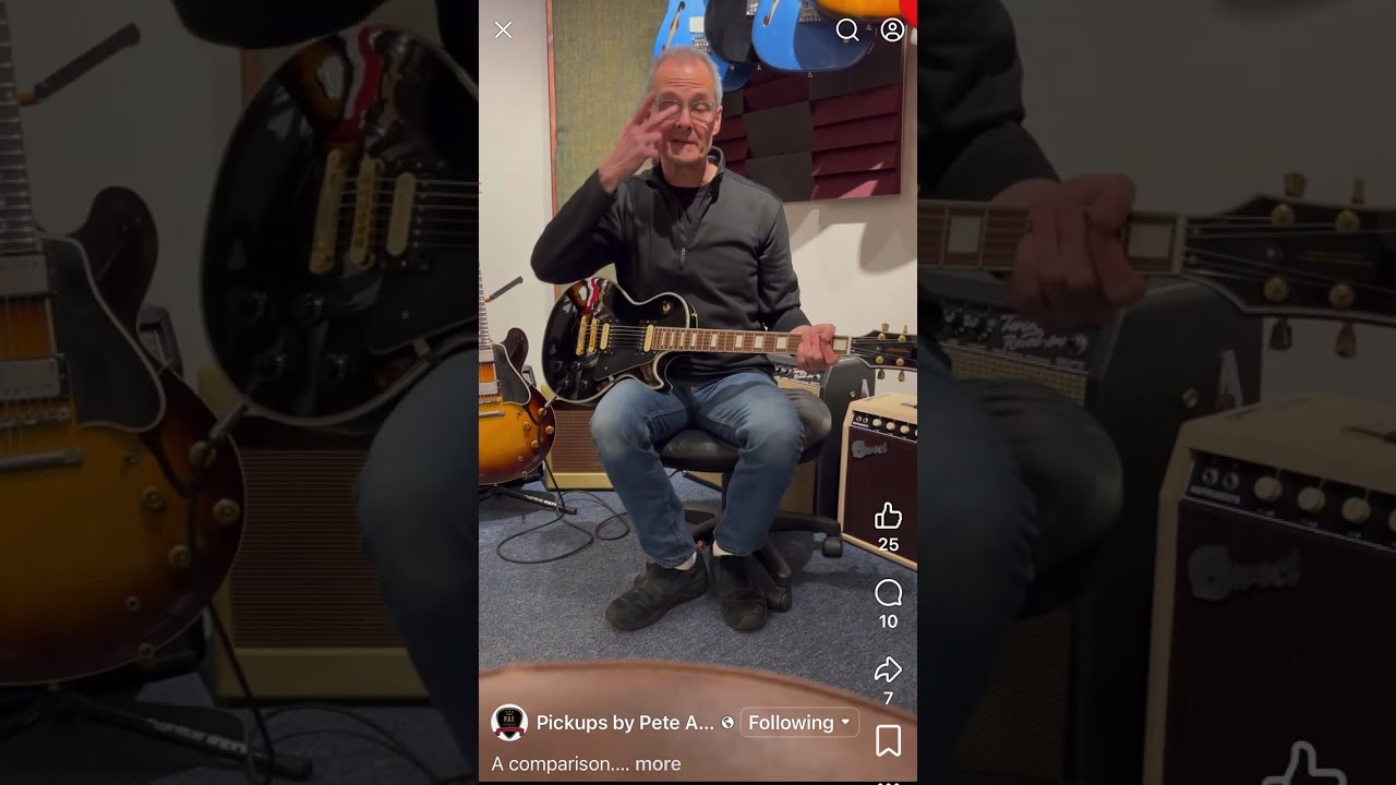 PAF pickup comparison with a 1961 Gibson ES-335 Dot Neck