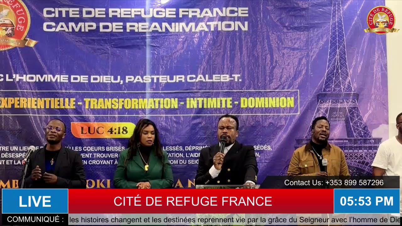 🔥CULTE DE PUISSANCE : PARIS, MARS 2026 || Pasteur Caleb-T || D 08.03.2026🔥