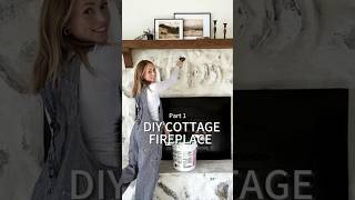 ✨DIY COTTAGECORE FIREPLACE🍄🧹🏚️#diyprojects #cottagecore #fireplacemakeover #cottagecoreaesthetic