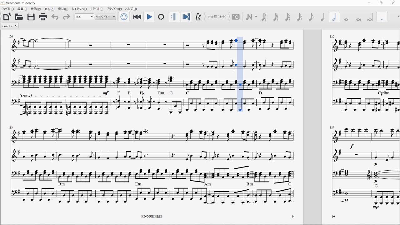 ピアノ4手連弾 水瀬いのり Identity Full Ver 楽譜 Youtube