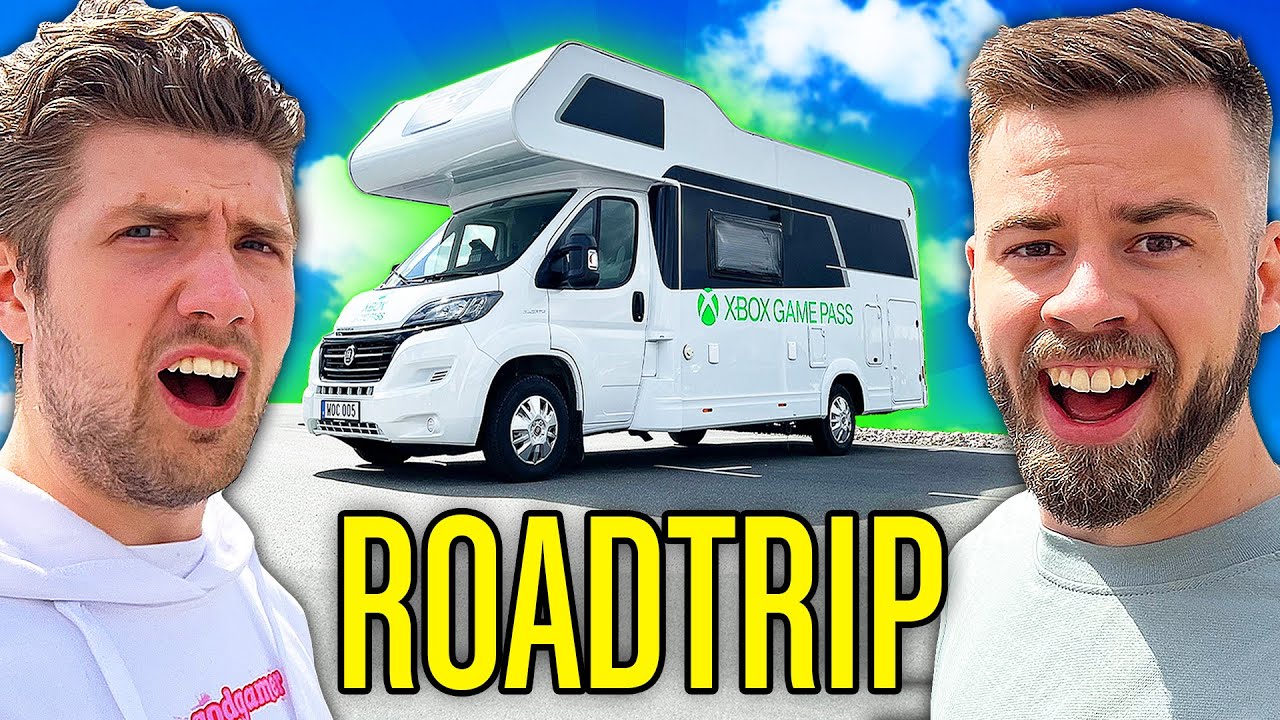 VI ÅKTE PÅ ROADTRIP I EN XBOX HUSBIL!!