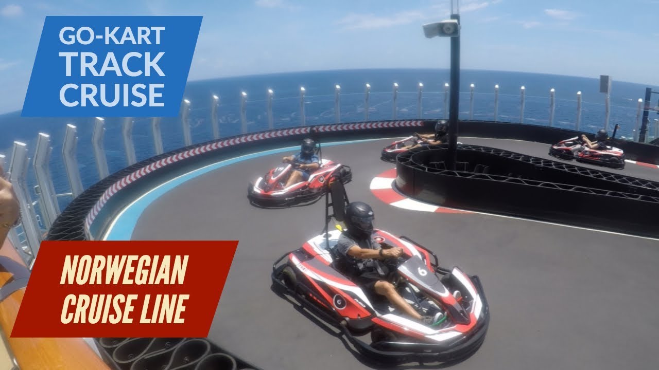 Norwegian Bliss Cruise Karting Miami 2018 YouTube