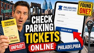 So prüfen Sie Strafzettel für Falschparken online in Philadelphia