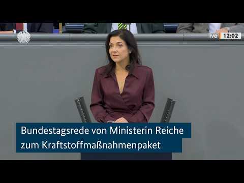 Bundestagsrede zum Kraftstoffmaßahmenpaket