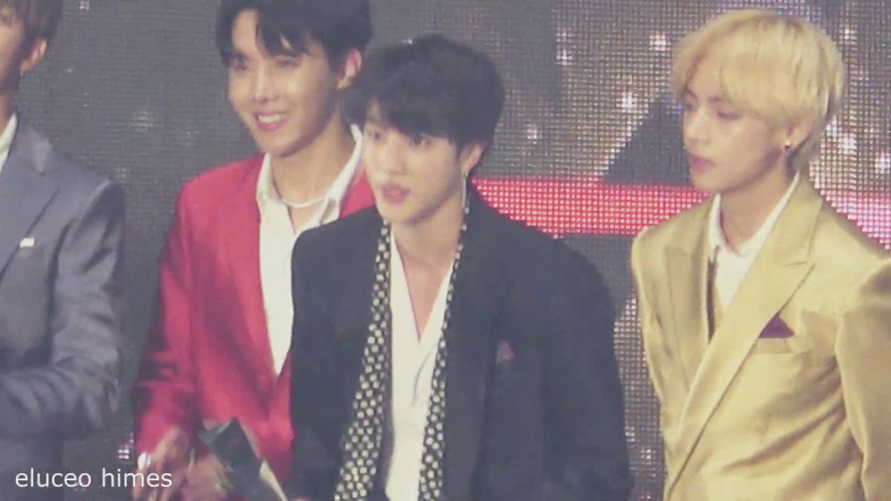 181128 ASIA ARTIST AWARDS(AAA) 방탄소년단 대상받았진 BTS Jin FOCUS FANCAM
