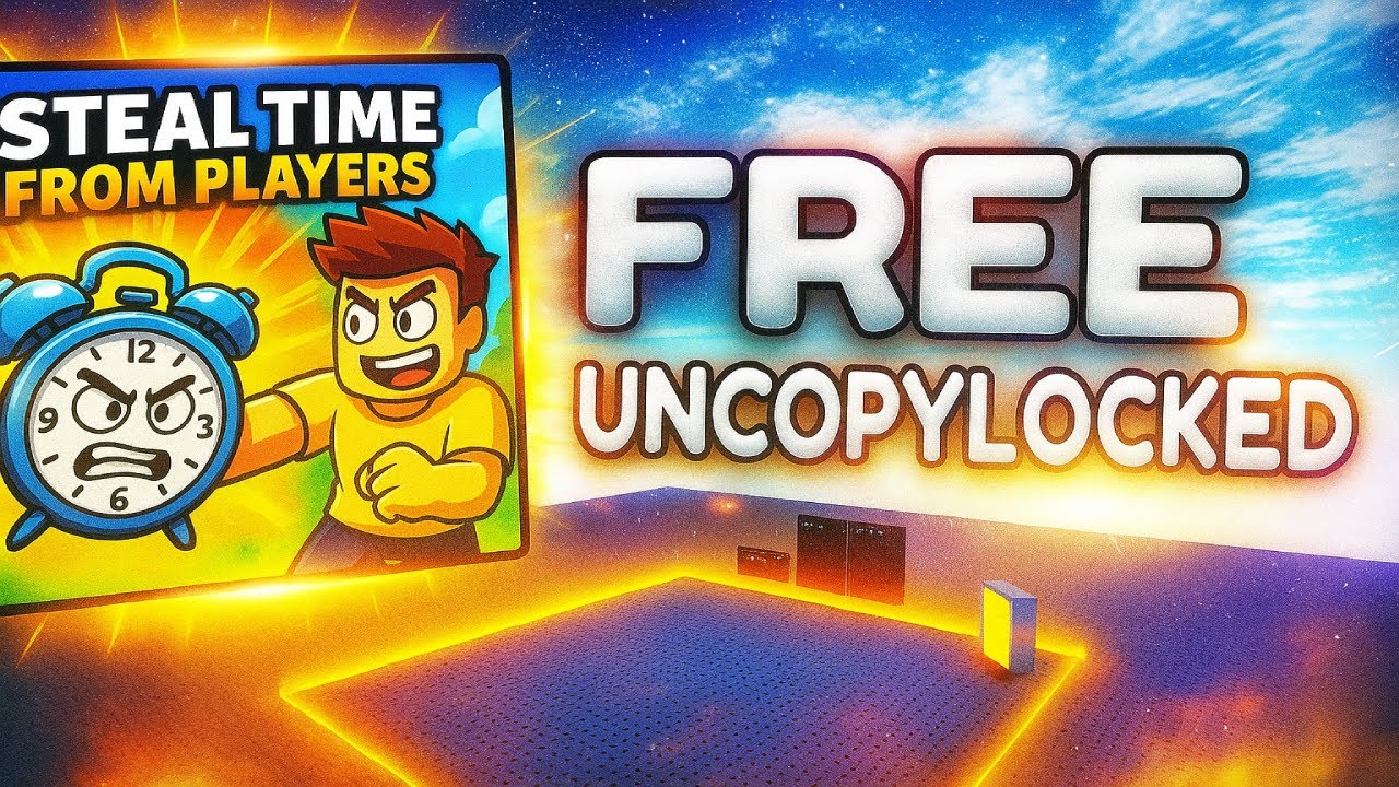 STEAL TIME FROM PLAYERS GAME ROBLOX STUDIO YouTube 