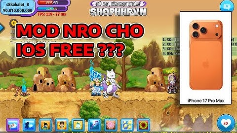 Ngọc Rồng Online | Mod NRO Free Trên IOS Cho AE Mới Mua Iphone 17 Pro Max ???