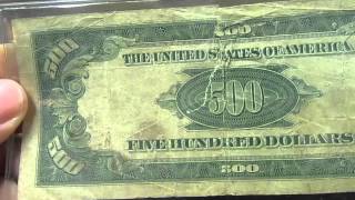 1934 $ 500.00 DOLLAR BILL  VERY COOL