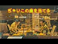 ぢゃいこの歯を当てる