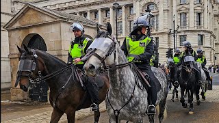 POLICE and HORSES in RIOT GEAR as the King's Guard is removed when a protest passes Horse Guards! by London City Walks 44,282 views 2 weeks ago 1 hour, 7 minutes