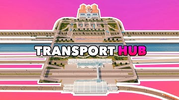 Building a huge Transport Hub in Cities: Skylines | Vanilla No Mods Build | Ep. 8