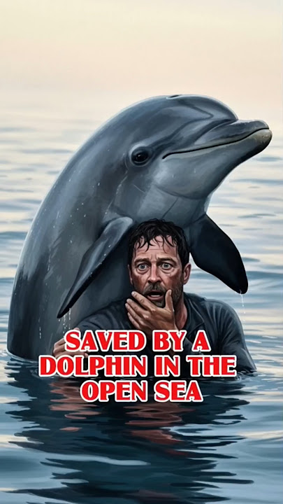 Saved by a Dolphin in the Open Sea#wildliferescue #didyouknow