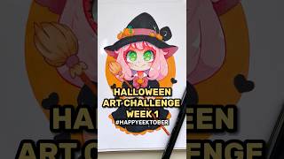 Halloween Art Challenge Week 1 HAPPYEEKTOBER HAPPYEEKTOBER2023 halloweenwithshorts
