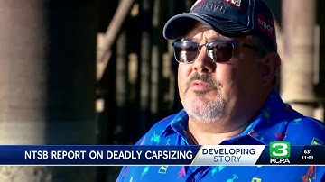 NTSB releases report on deadly boat capsizing in Tahoe