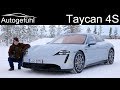 Porsche Taycan 4S FULL REVIEW with snow and ice electric AWD special - Autogefühl