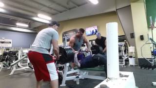 MRDAVIE 495 lbs Bench. Body Weight 202 lbs