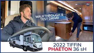 Test Driving the 2022 Tiffin Phaeton 36 SH Class A Motorhome  Plus Complete Walkthrough!