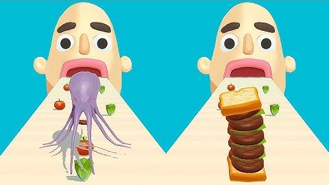 ✅ Sandwich Runner 🥪 Max New levels mobile game ios,Android trailer update gameplay walktrthough #12