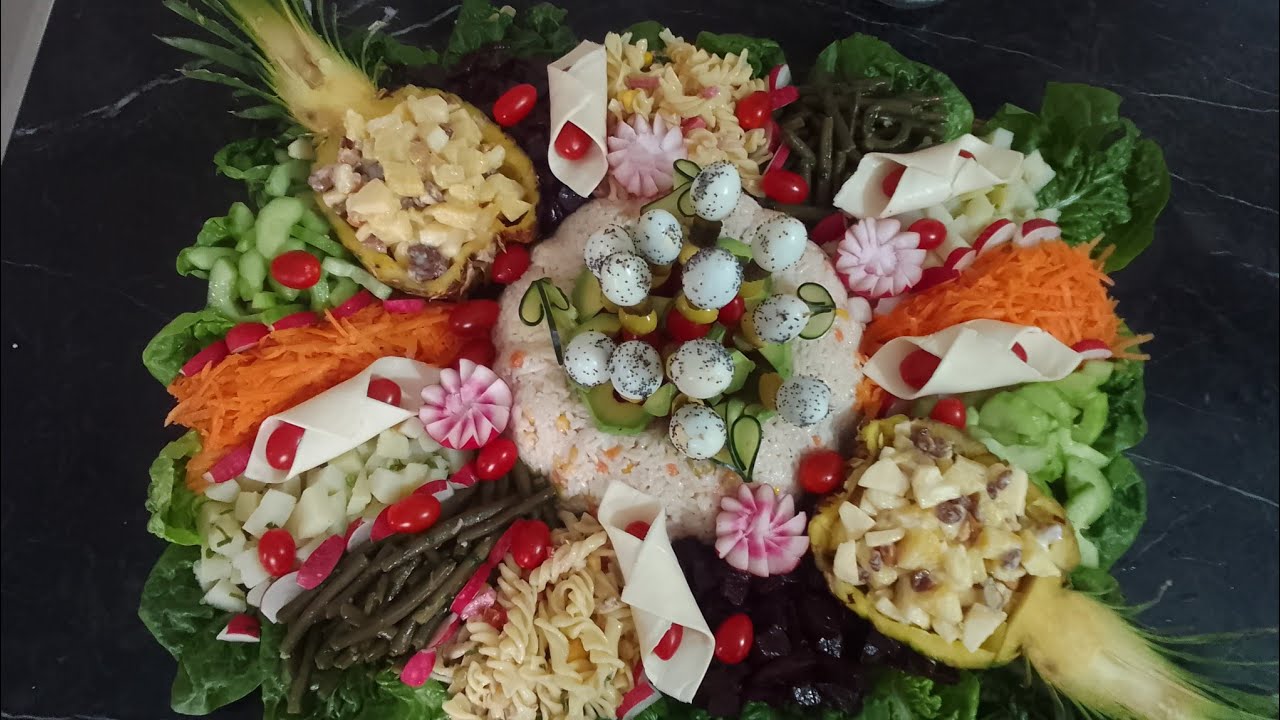 سلطة سهلة و رائعة للضيوف والمناسبات