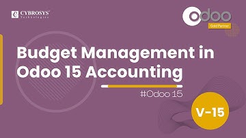 Budget Management in Odoo 15 Accounting | Odoo 15 Enterprise Edition