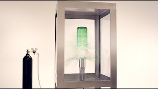 Slow Motion Bottle Explosion
