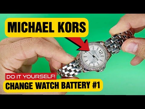 How To Change Your Watch Battery? #1 Screw Down Watch Back | Michael Kors |  ASMR | Watch Repair - YouTube