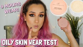 HNB COSMETICS SOFT FOCUS LOOSE POWDER OILY SKIN WEAR TEST | 9 hours wear test!! screenshot 1