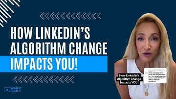 HOW LINKEDIN’S ALGORITHM CHANGE IMPACTS YOU!!! 🖥️