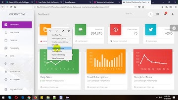 Install Material Design Admin Template in CodeIgniter