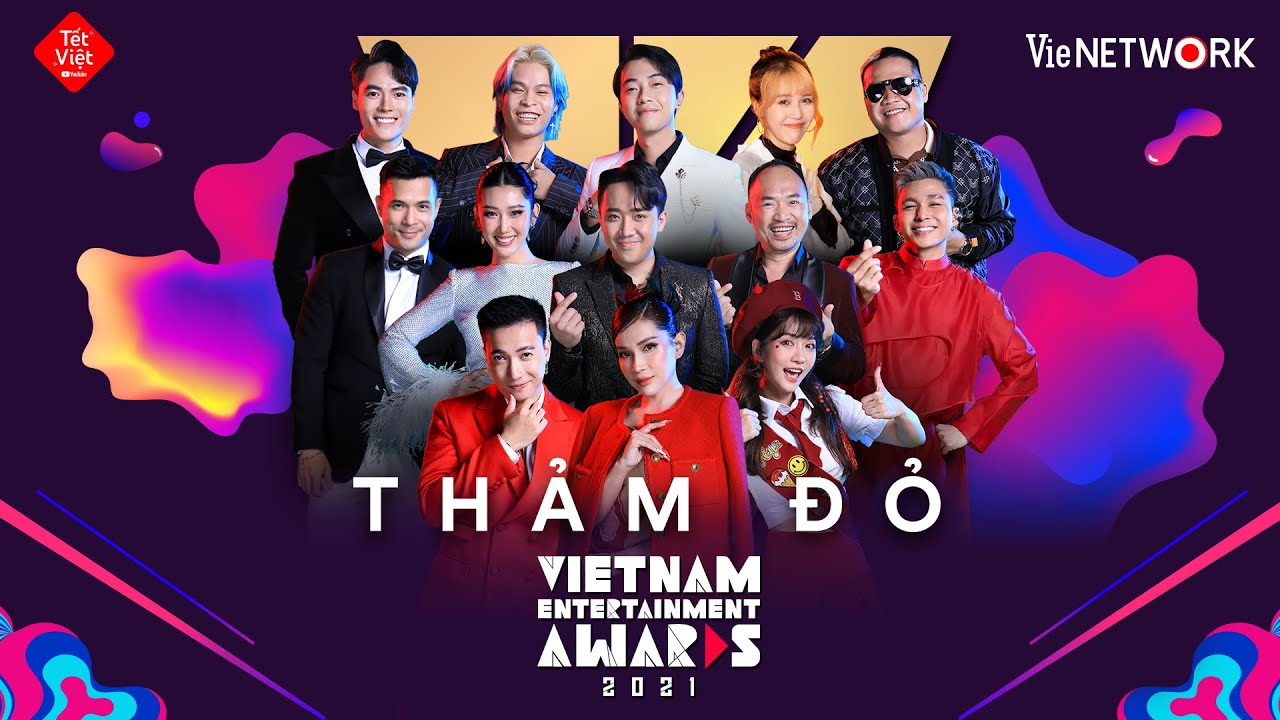 Gala evening on the red carpet VIETNAM ENTERTAINMENT AWARDS 2021 |  Vietnamese Tet – YouTube x VieNetwork