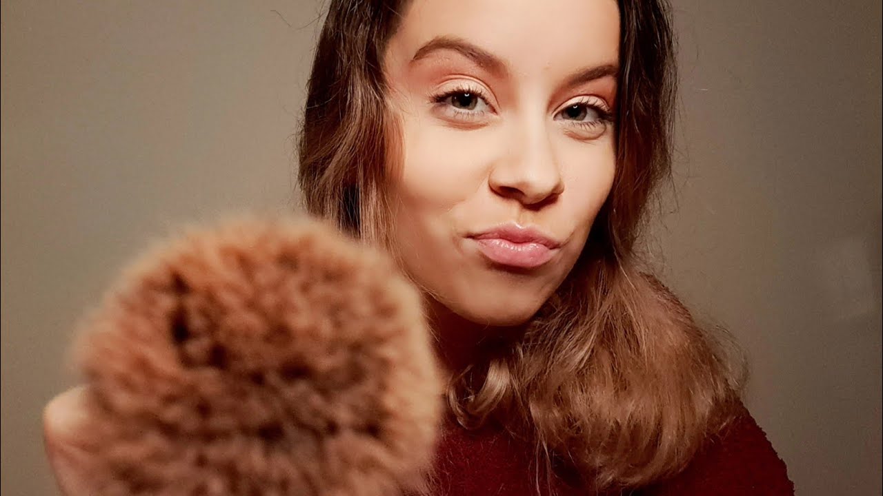 ASMR doing your makeup in class roleplay - YouTube