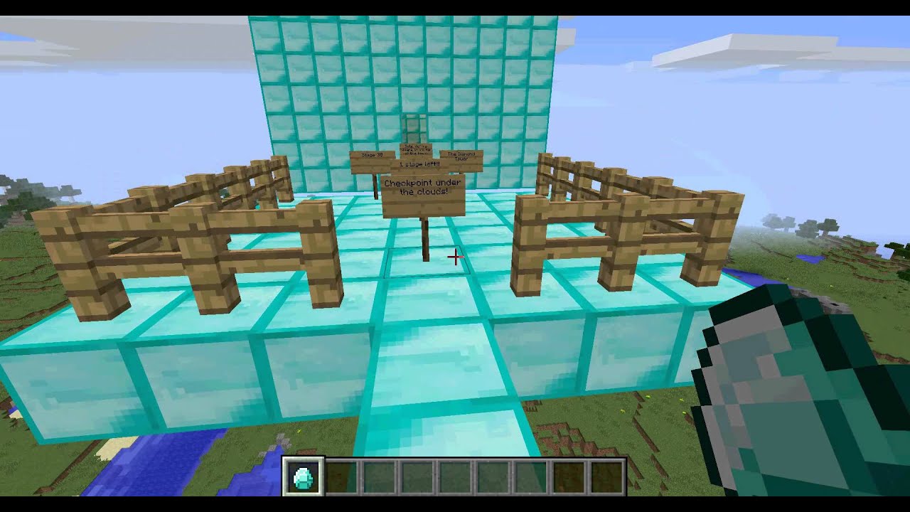 Minecraft Obstacle Course Stage 29 - YouTube
