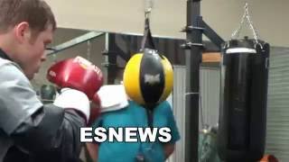 canelo master of the double end bag EsNews Boxing