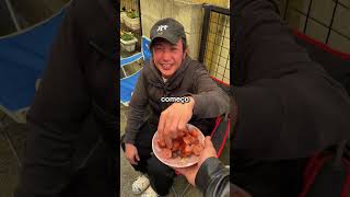 NO JAPÃO É FALTA DE EDUCAÇÃO RECUSAR COMIDA! 😂 #shorts #c...