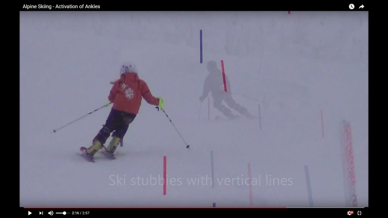 ankle flex skiing
