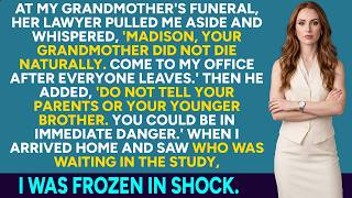 At grandmother’s funeral, a lawyer warned me of danger—then I saw who waited at home