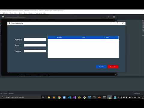 Aplicacion CRUD Tkinter || Mostrar Consulta Base de datos || Mysql || Tkinter