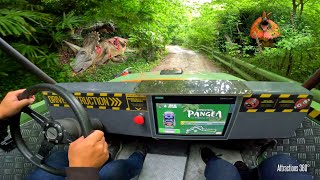 Jurassic Park-Like Jeep Ride w\/ NO Track! Drive Yourself Attraction | PANGEA at Movieland