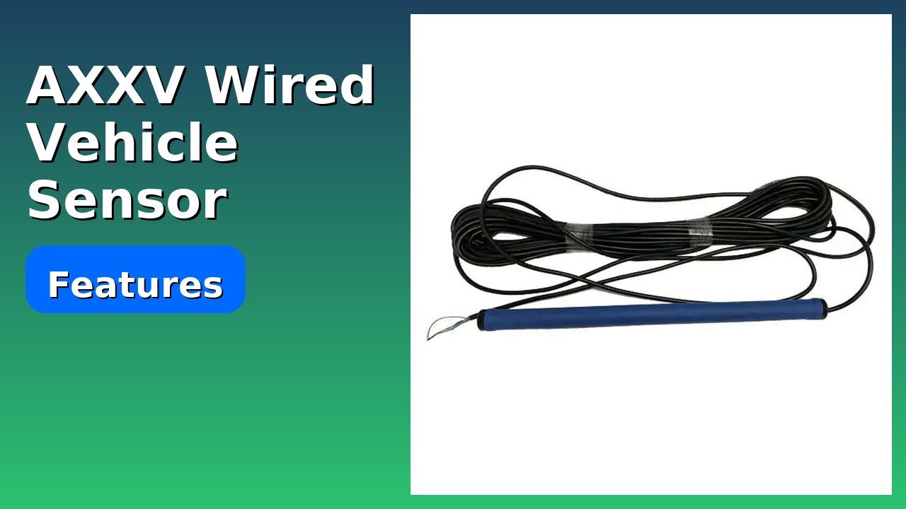 REVIEW (2026): AXXV Wired Vehicle Sensor. Features. - YouTube