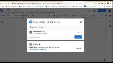 How to make google docs public