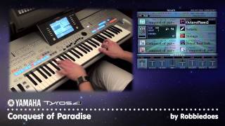 Video thumbnail of "Tyros 4: Conquest of Paradise - Vangelis"